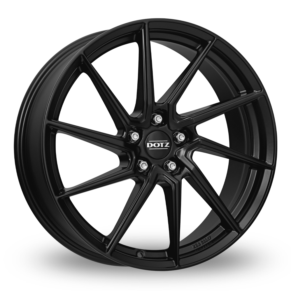 18 Inch Dotz Spa Matt Black Alloy Wheels