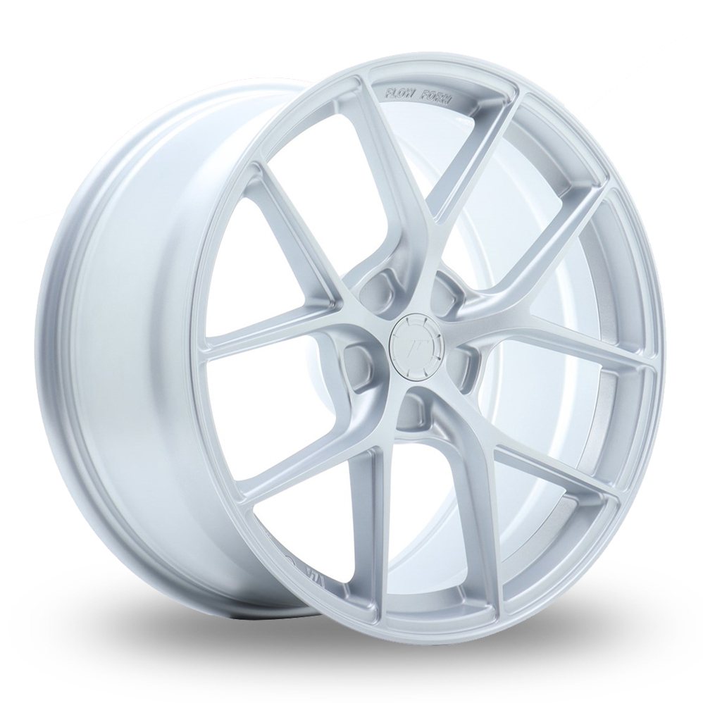 19 Inch Japan Racing SL01 (8.5x19) Matt Silver Alloy Wheels