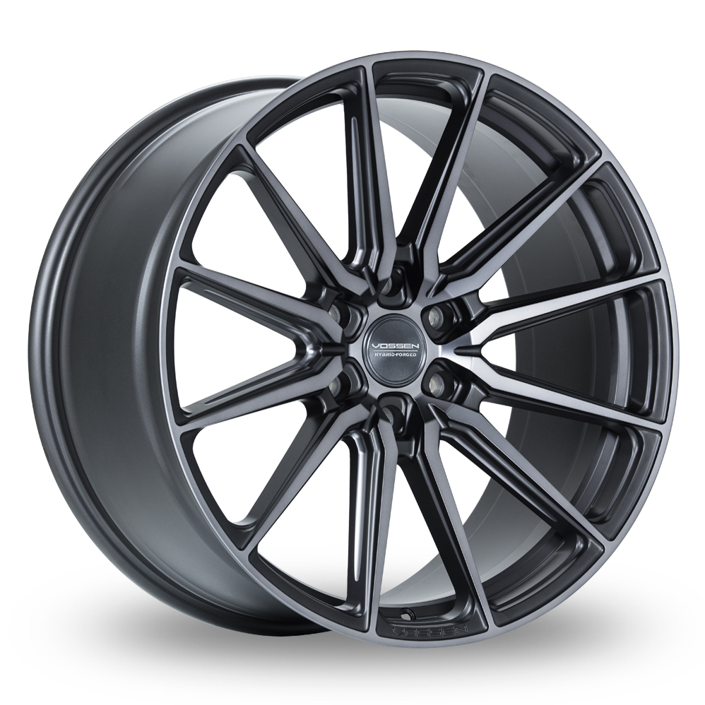 22 Inch Vossen HF6-1 Tinted Matt Gunmetal Alloy Wheels