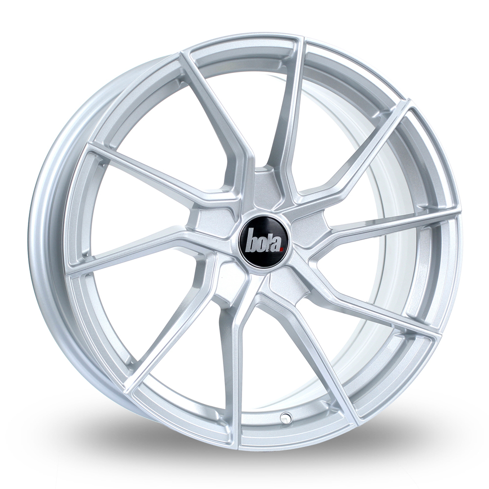 17 Inch Bola B25 Crystal Silver Alloy Wheels