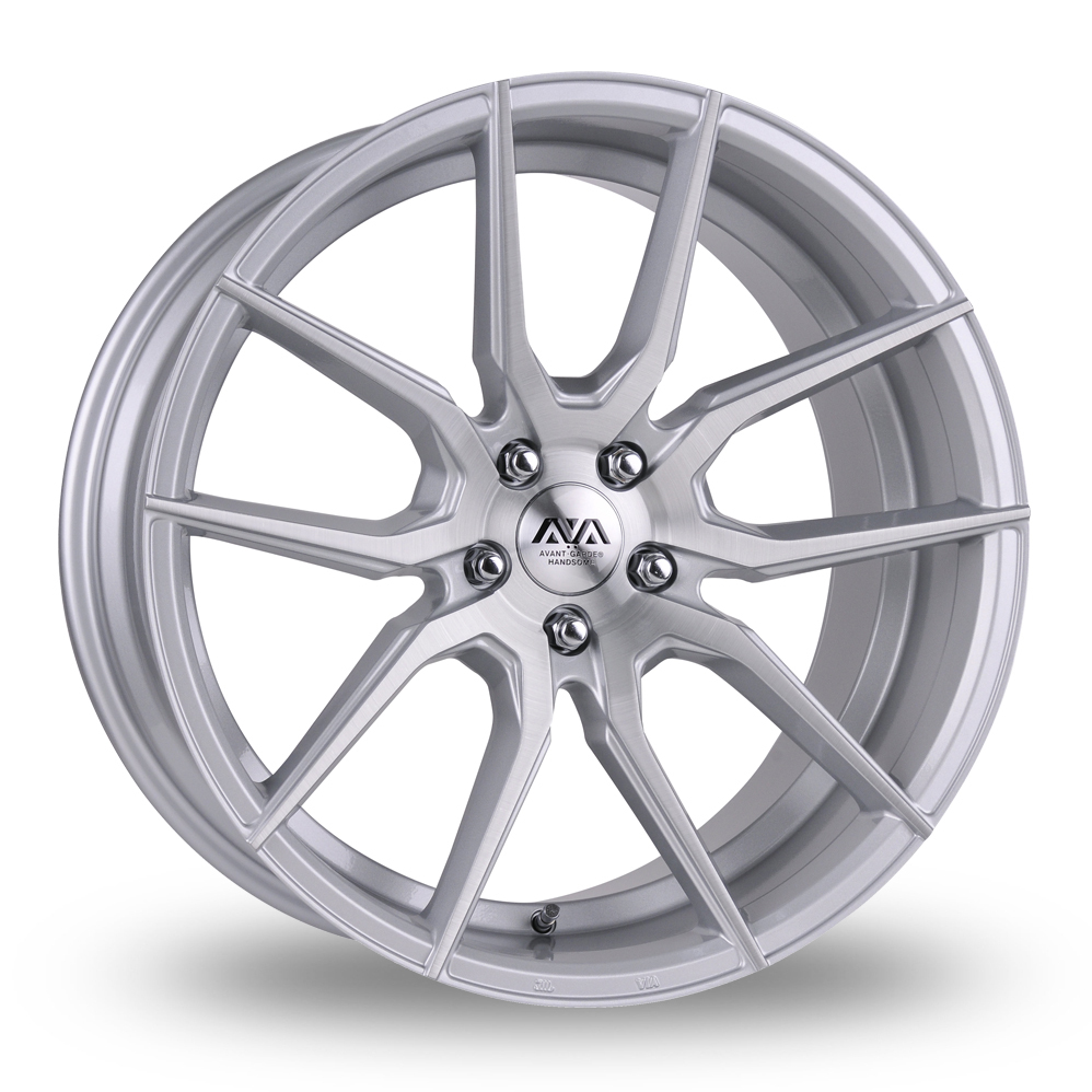 20 Inch AVA 304 Brushed Silver Alloy Wheels