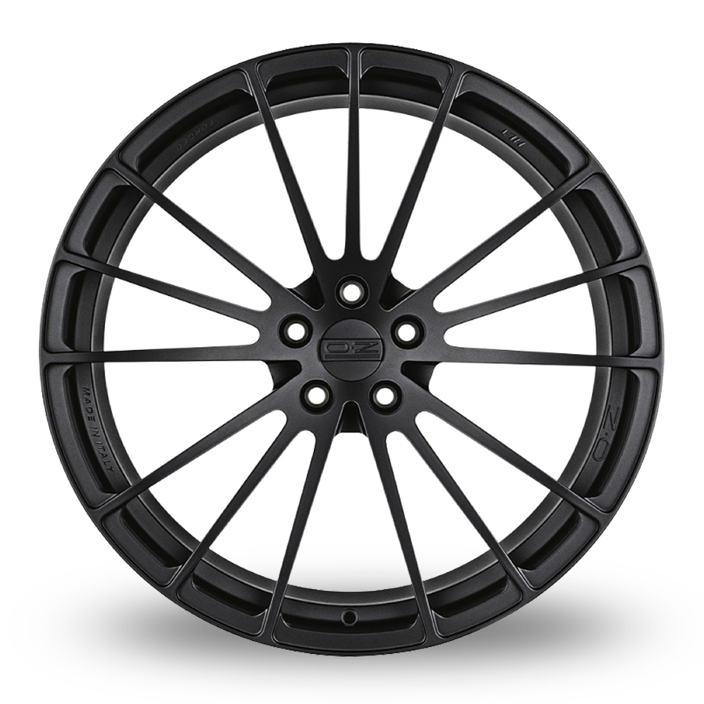 21 Inch OZ Racing Forged Ares Matt Black Alloy Wheels