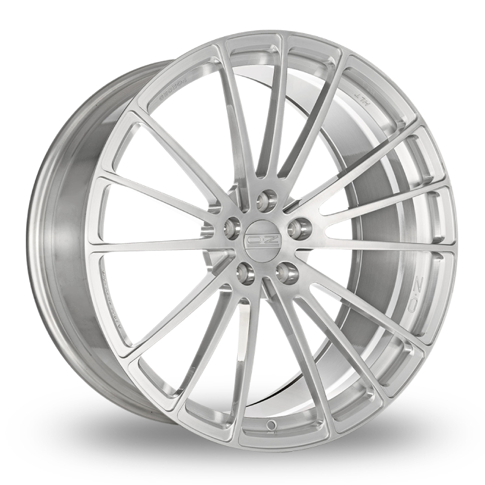 21 Inch OZ Racing Forged Ares Hand Brushed Alloy Wheels