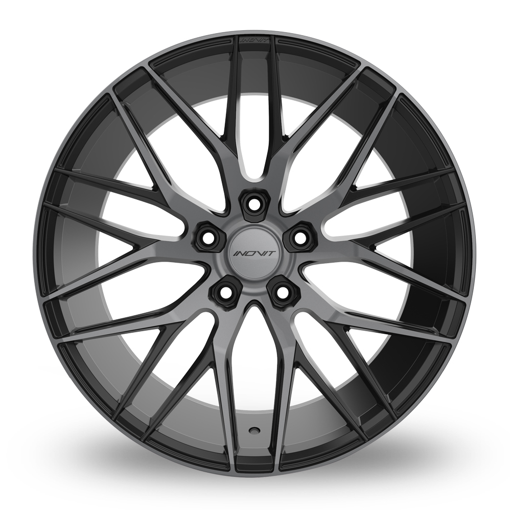 20 Inch Inovit Blitz Black Polished Tinted Alloy Wheels