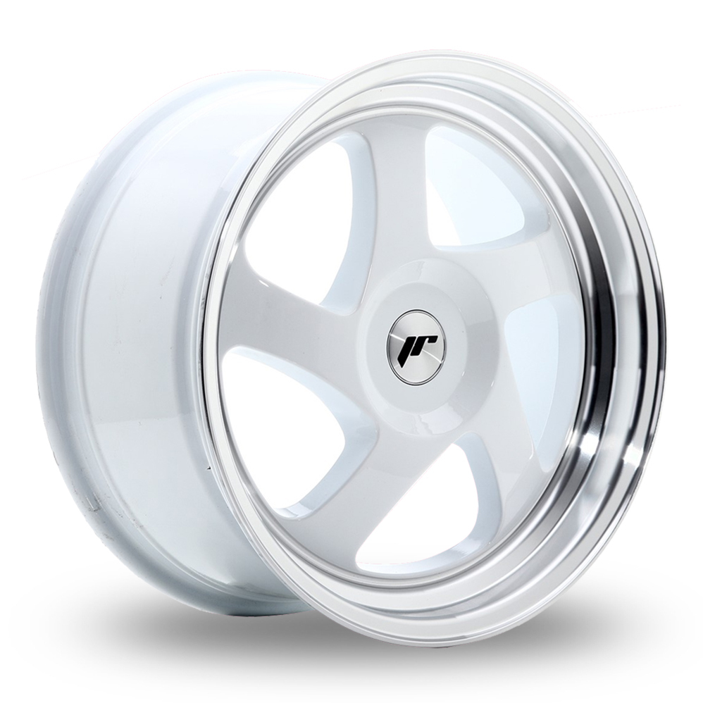 17 Inch Japan Racing JR15 (8x17) (Custom Fitment) White Alloy Wheels