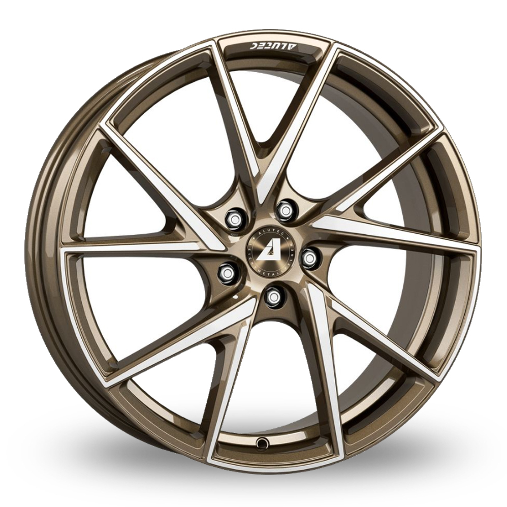 18 Inch Alutec ADX.01 Bronze Polished Alloy Wheels