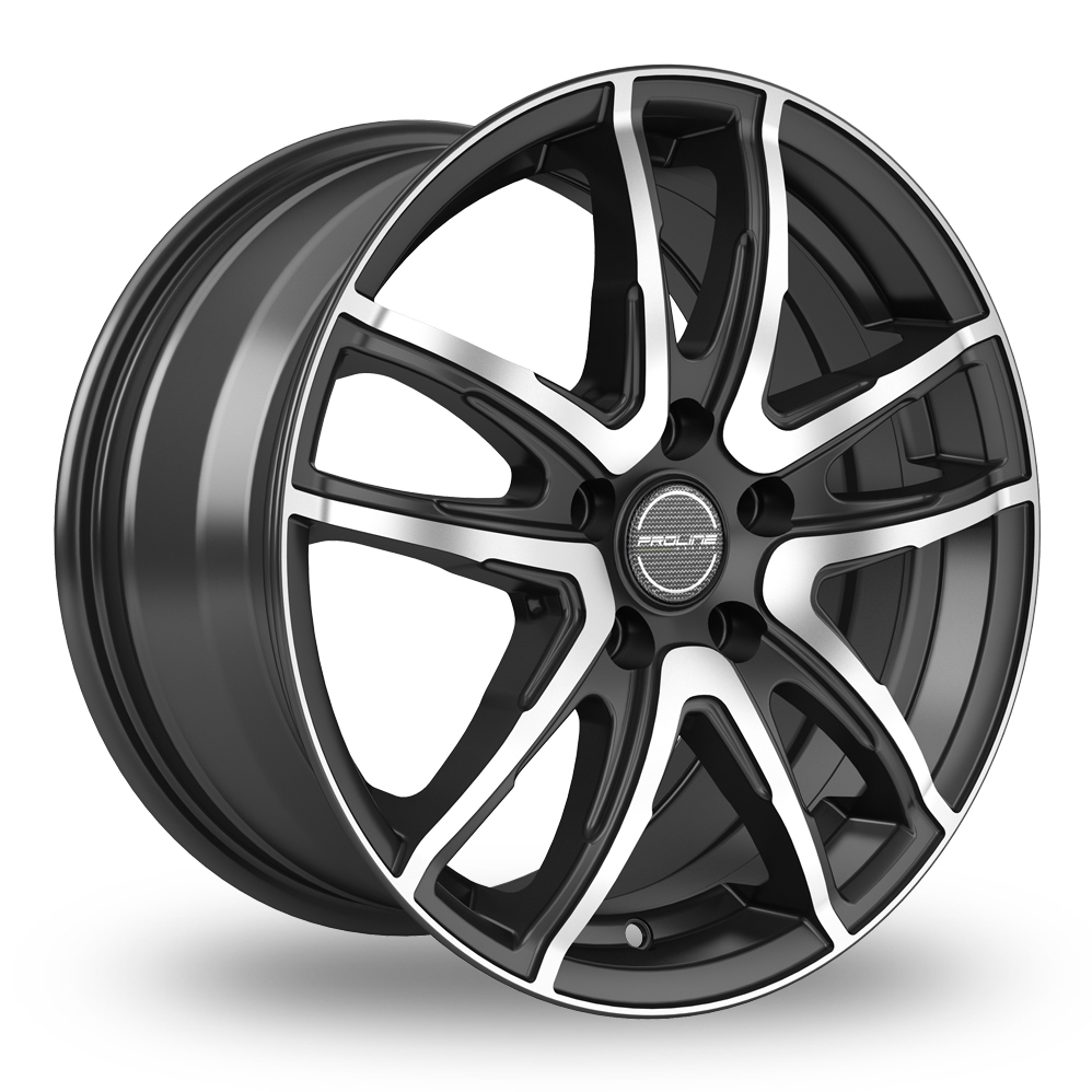 17 Inch Proline PXV Black Polished Alloy Wheels