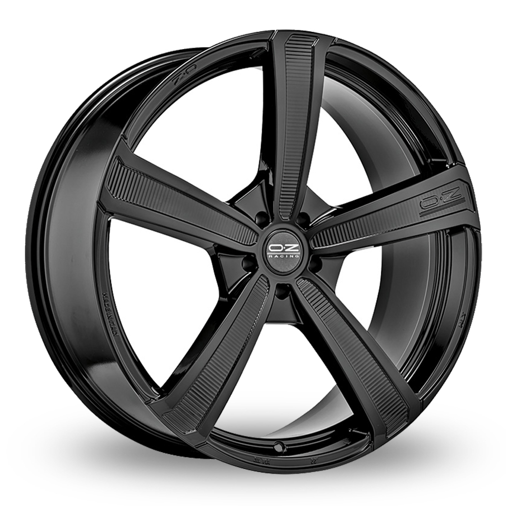 20 Inch OZ Racing Montecarlo HLT Gloss Black Alloy Wheels