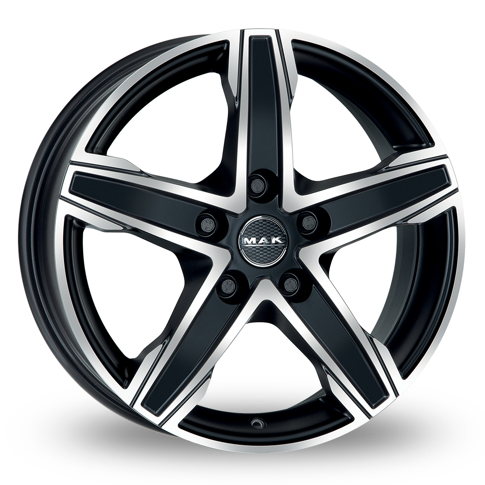 17 Inch MAK King 5 Ice Black Alloy Wheels