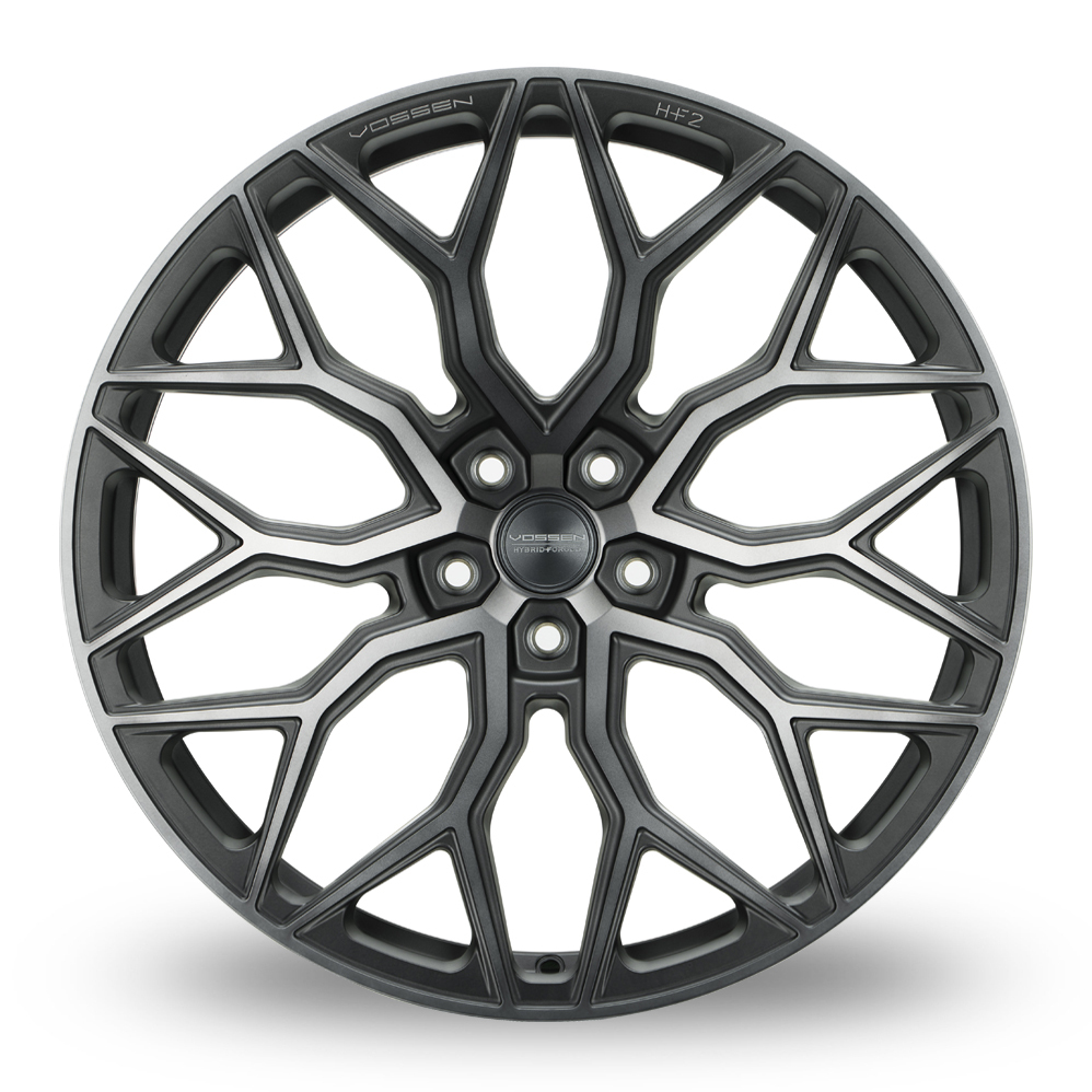 19 Inch Vossen HF-2 Tinted Matt Gunmetal Alloy Wheels