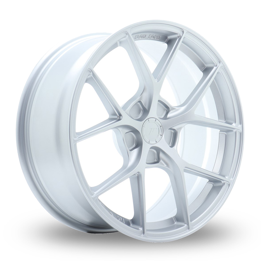 18 Inch Japan Racing SL01 (8.5x18) (Custom Fitment) Matt Silver Alloy Wheels