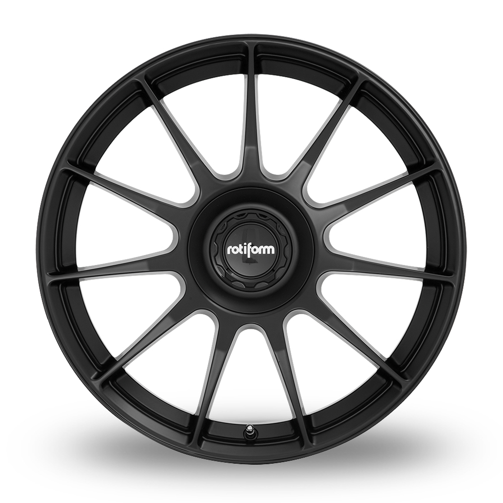 19 Inch Rotiform DTM Satin Black Alloy Wheels