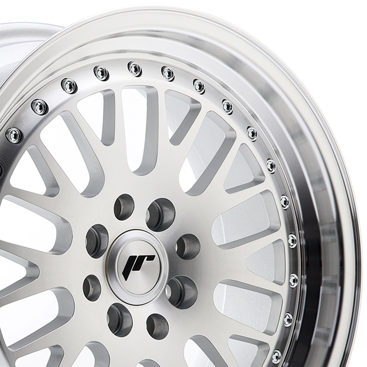 16 Inch Japan Racing JR10 (7x16) Silver Machined Face Alloy Wheels