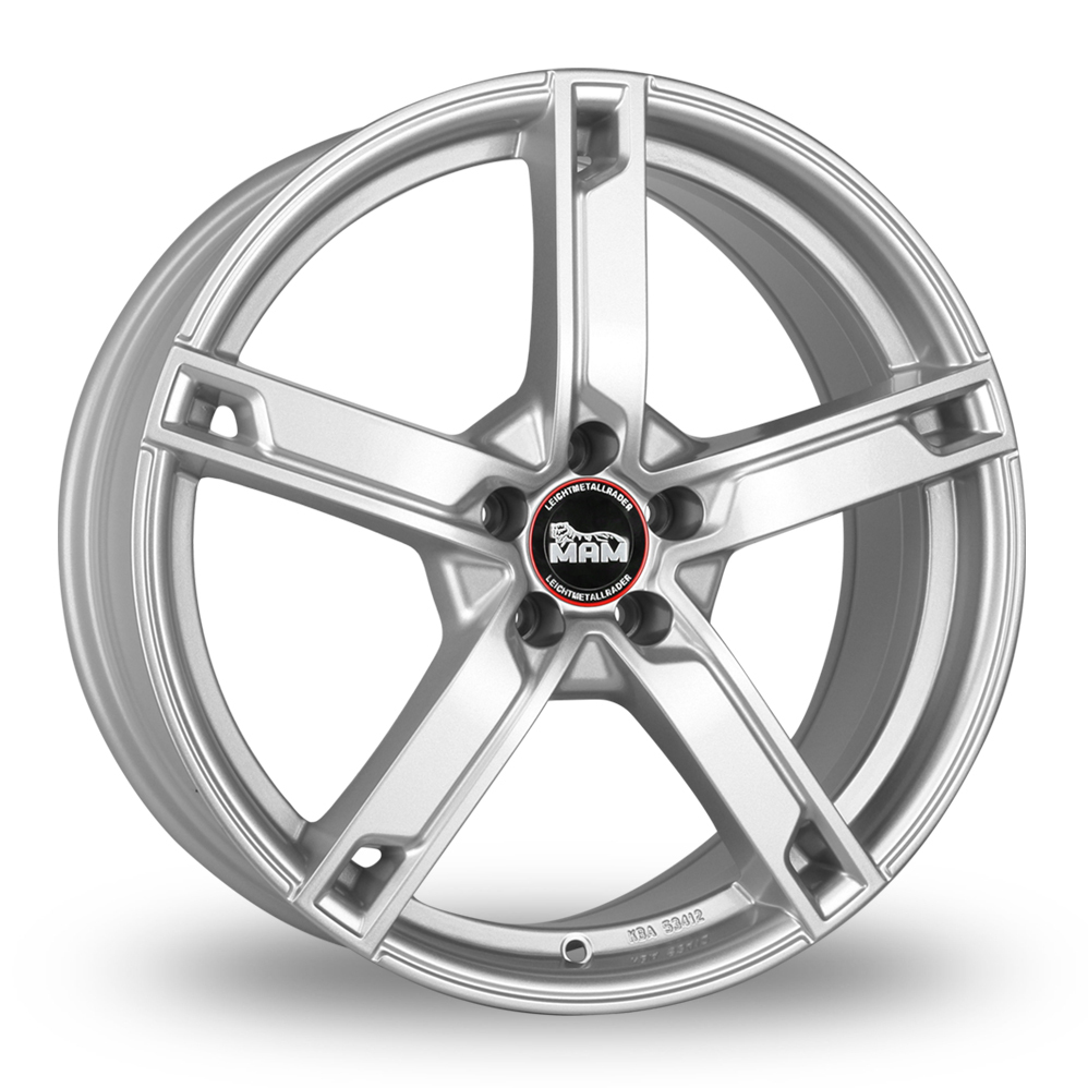 18 Inch MAM W4 Silver Alloy Wheels