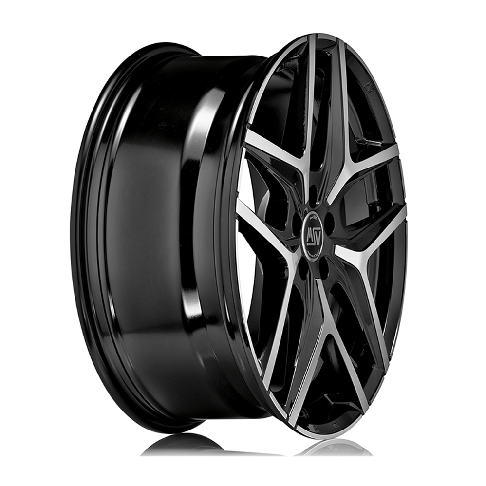 19 Inch MSW (by OZ) 40 Black Polished Alloy Wheels