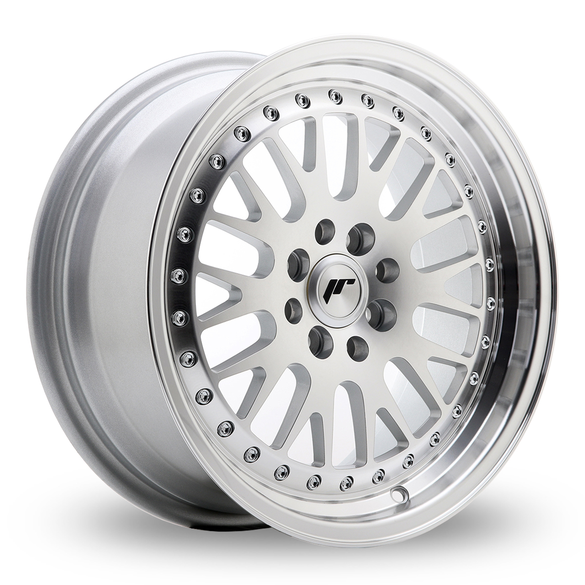 16 Inch Japan Racing JR10 (7x16) Silver Machined Face Alloy Wheels