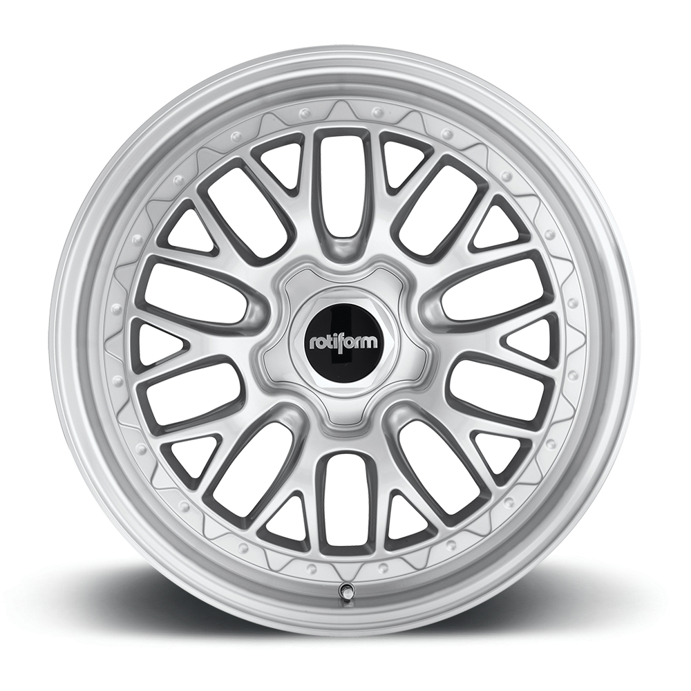 19 Inch Rotiform LSR Silver Polished Lip Alloy Wheels