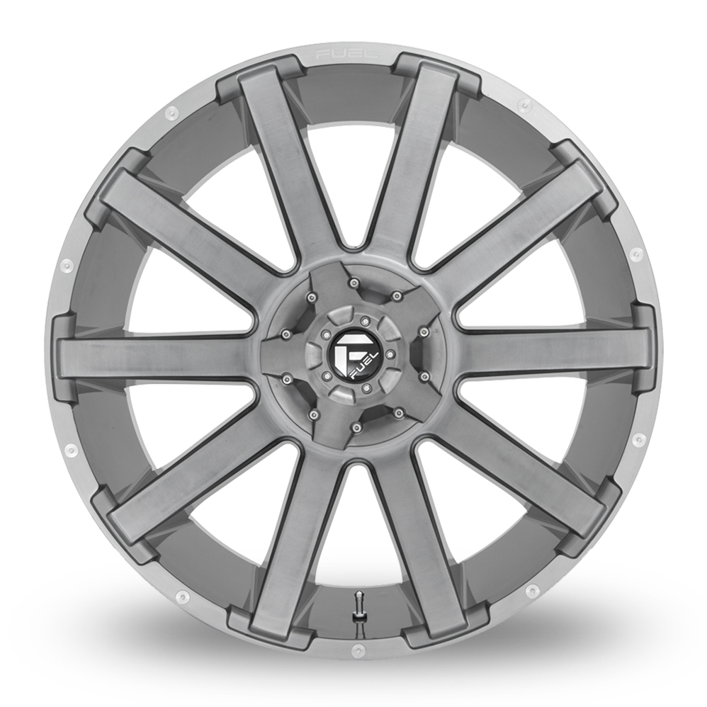 22 Inch Fuel Off-Road Contra Brushed Gunmetal Alloy Wheels