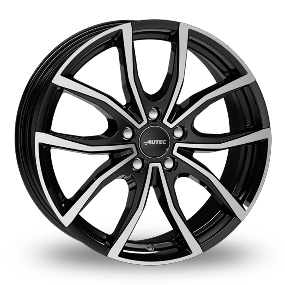 17 Inch Autec Vidron Gloss Black Polished Alloy Wheels