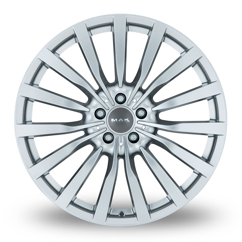 19 Inch MAK Krone Silver Alloy Wheels