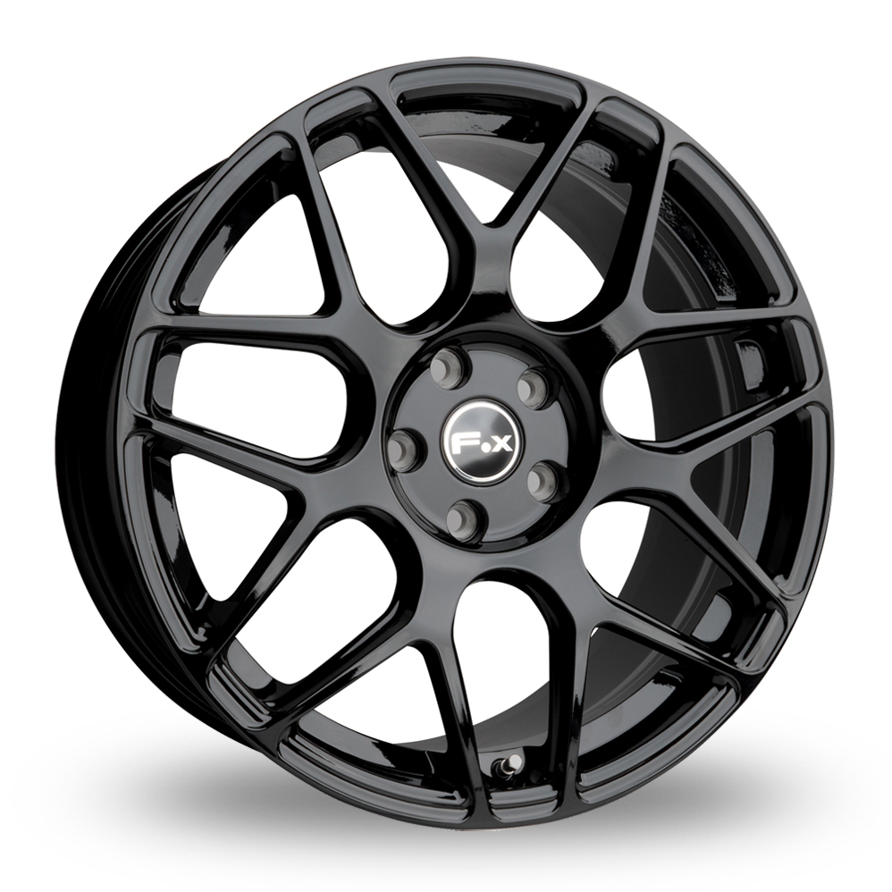 18 Inch Fox Racing PF3 Black Alloy Wheels