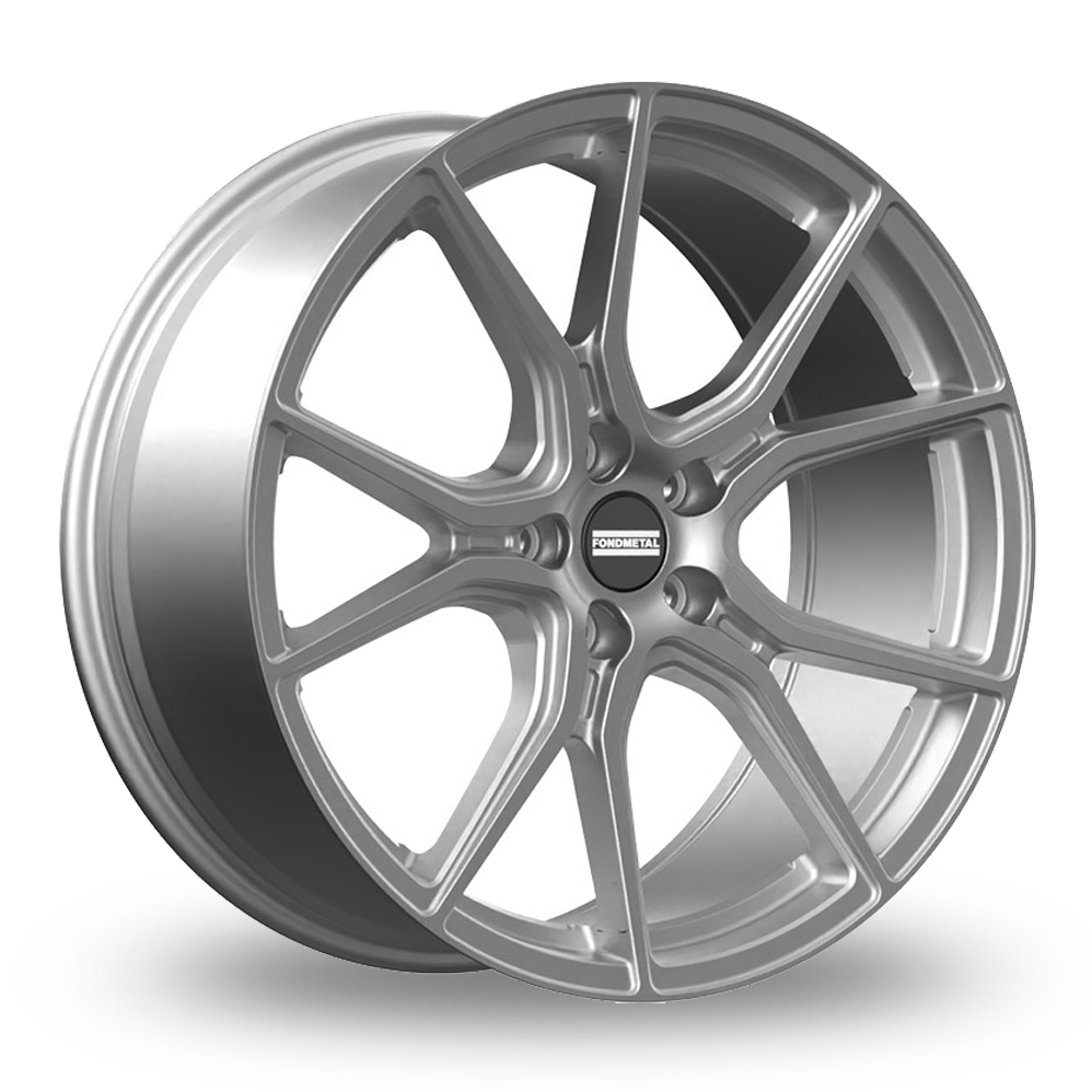 20 Inch Fondmetal STC-45 Silver Alloy Wheels