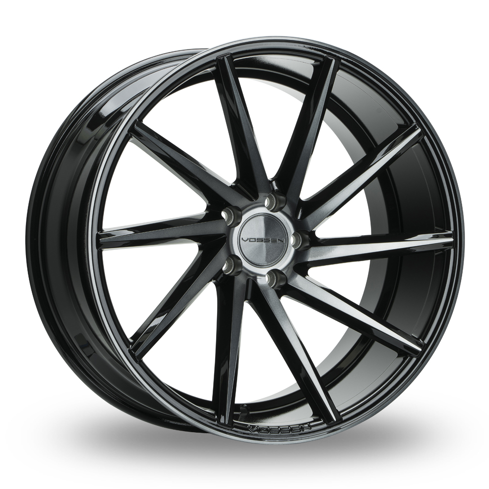 20 Inch Vossen CVT Tinted Black Gloss Alloy Wheels