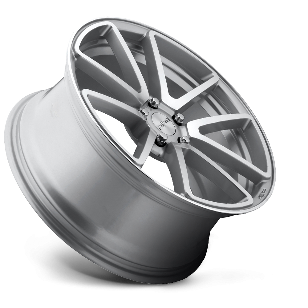 18 Inch Rotiform SPF Silver Polished Face Alloy Wheels