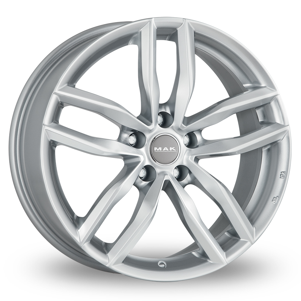 18 Inch MAK Sarthe Silver Alloy Wheels