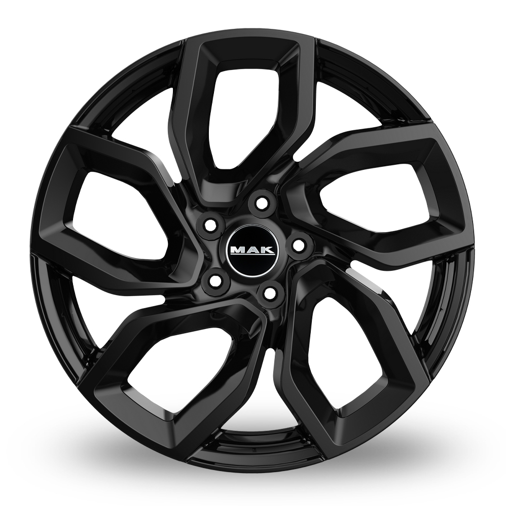 16 Inch MAK Apollo Gloss Black Alloy Wheels