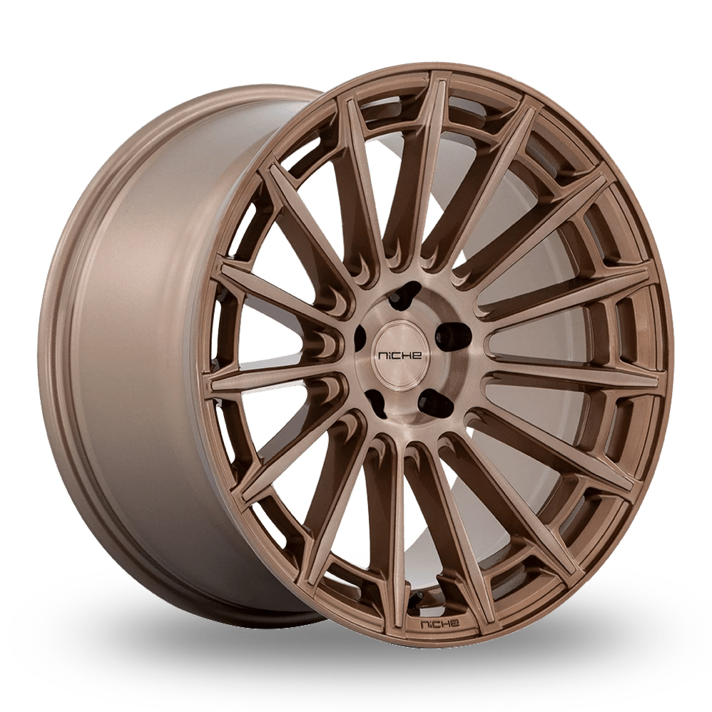 20 Inch Niche Amalfi Platinum Bronze Alloy Wheels