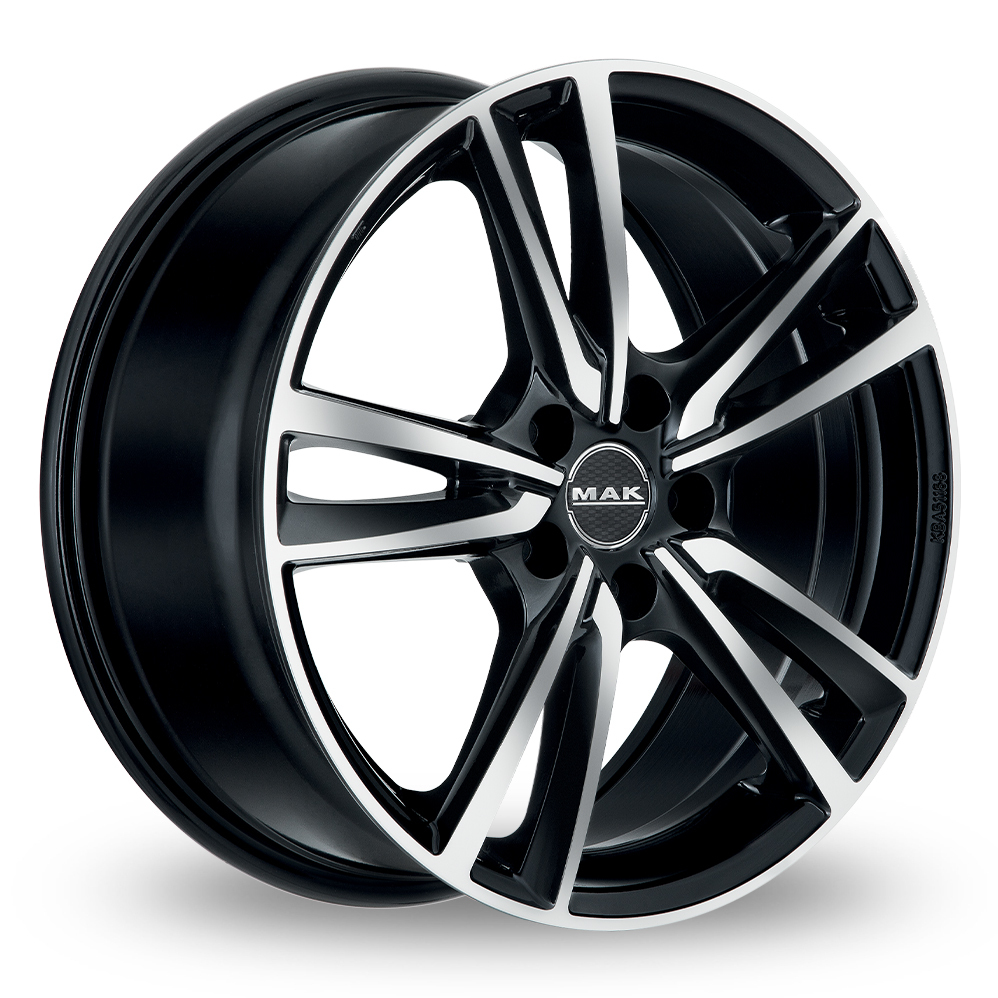 16 Inch MAK Icona Black Mirror Alloy Wheels