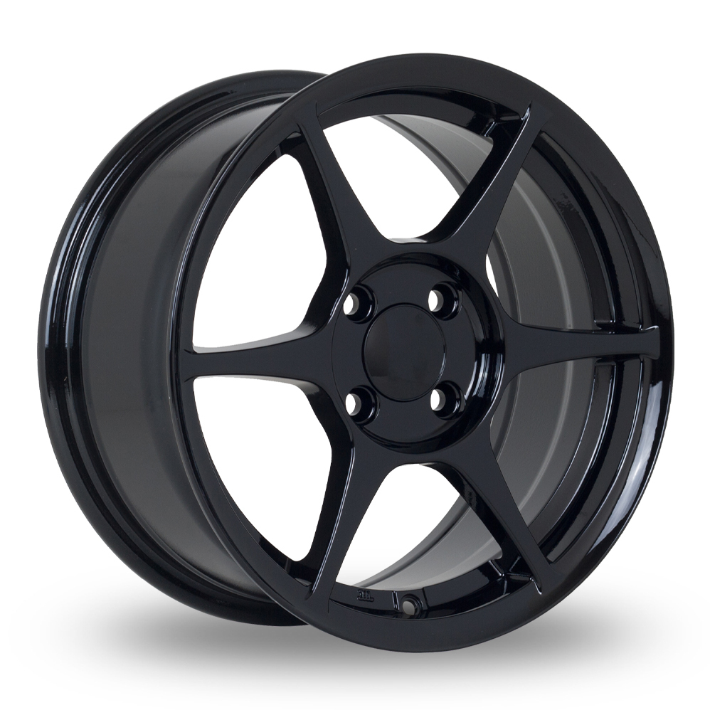 15 Inch 356Wheels TFS4 Black Alloy Wheels