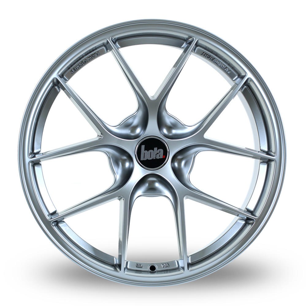 19 Inch Bola FLE Hyper Black Alloy Wheels