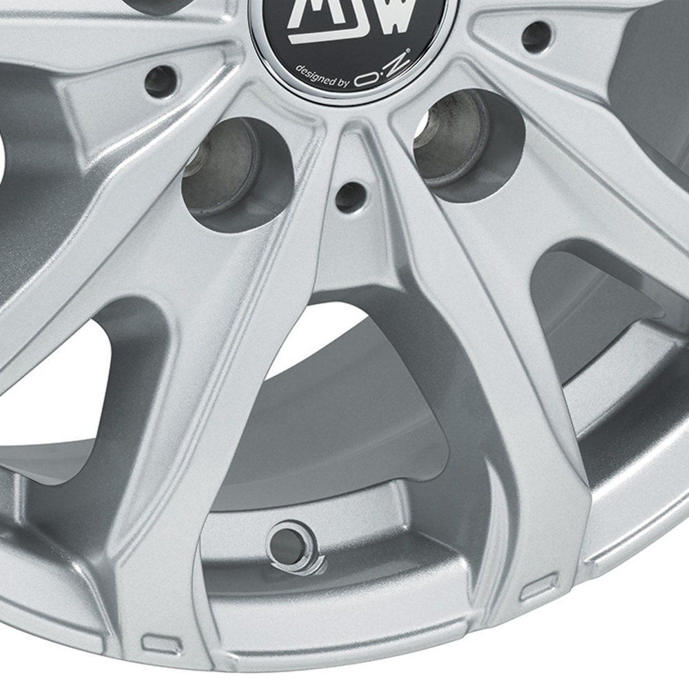 17 Inch MSW (by OZ) 48 Van Silver Alloy Wheels