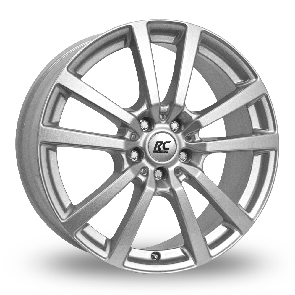 19 Inch RC Design RC25 Silver Alloy Wheels