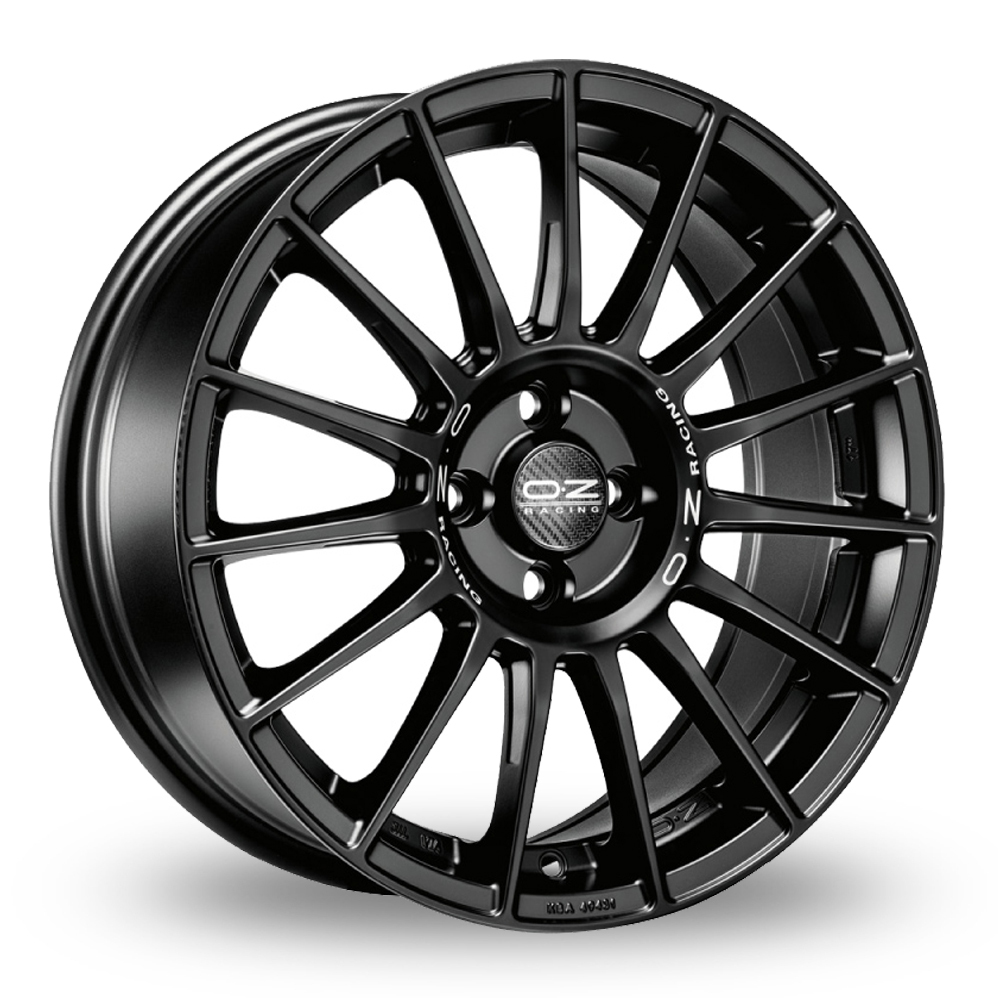 21 Inch OZ Racing Superturismo LM Matt Black Alloy Wheels