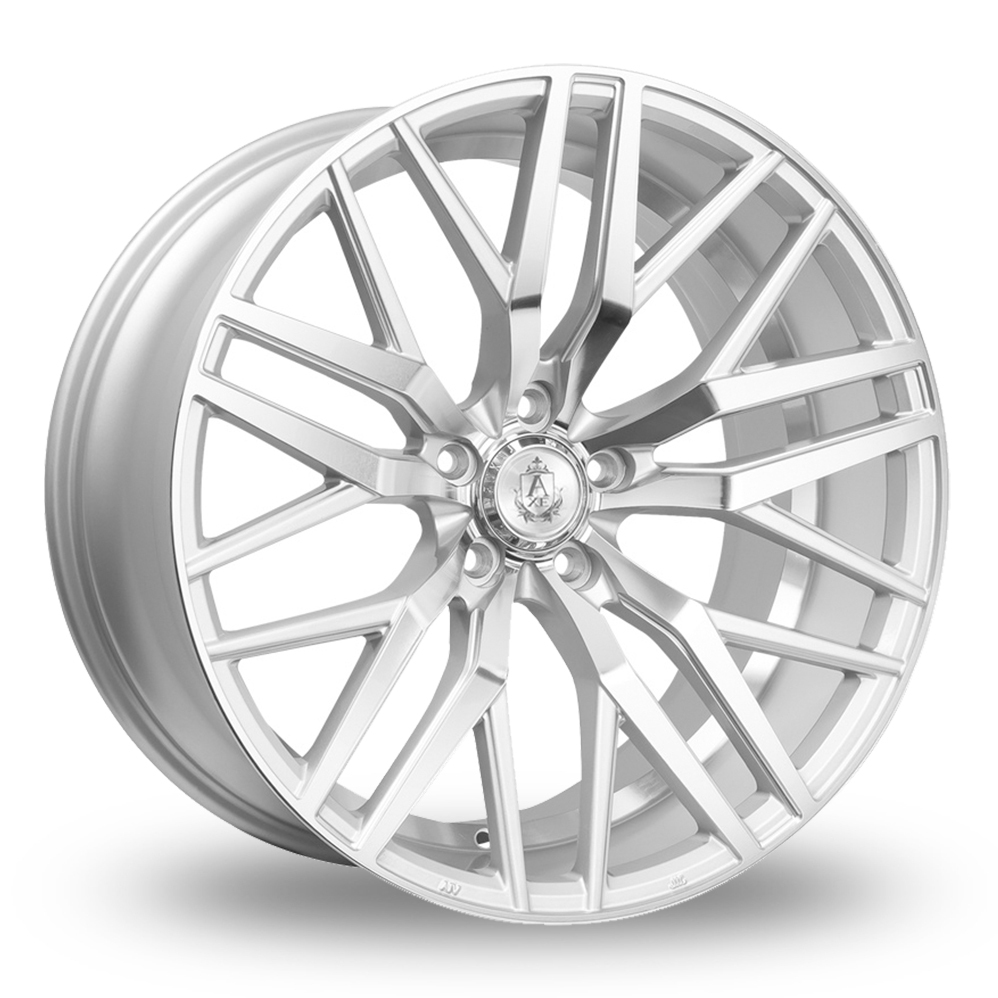 20 Inch Axe EX30 Silver Polished Alloy Wheels