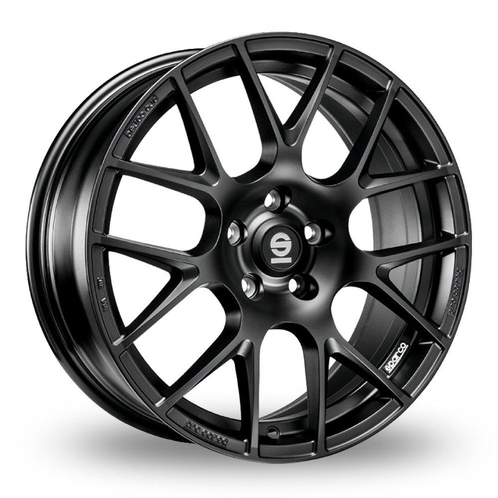 8x18 (Front) & 9x18 (Rear) Sparco Pro Corsa Titanium Alloy Wheels