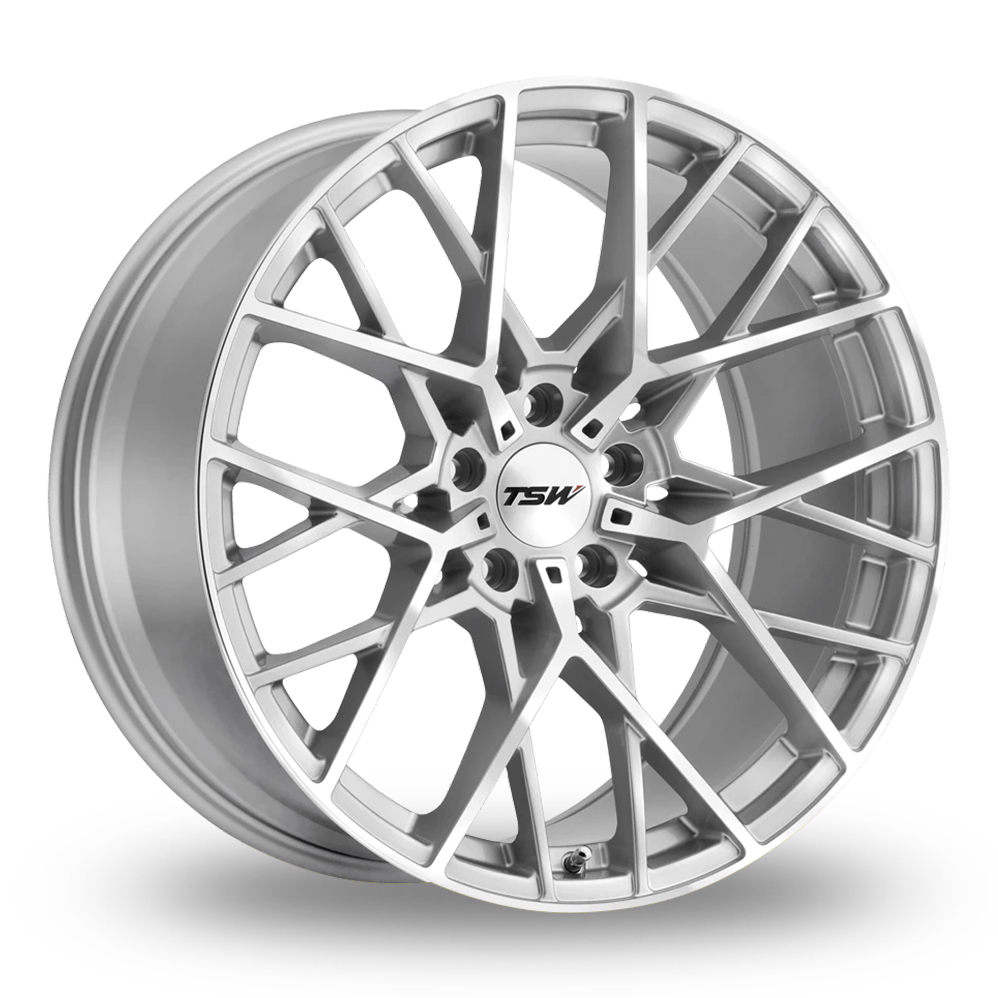 20 Inch TSW Sebring (EU Warehouse) Silver Mirror Polished Alloy Wheels