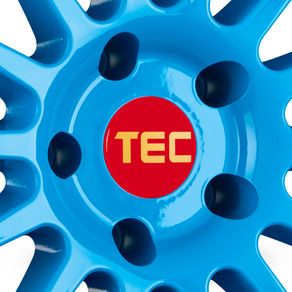 19 Inch TEC Speedwheels AS2 Light Blue Alloy Wheels