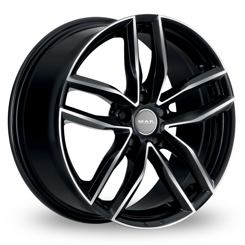 19 Inch MAK Sarthe Black Mirror Alloy Wheels