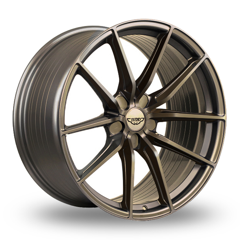 8.5x20 (Front) & 10x20 (Rear) Judd Model Three Satin Bronze Alloy Wheels