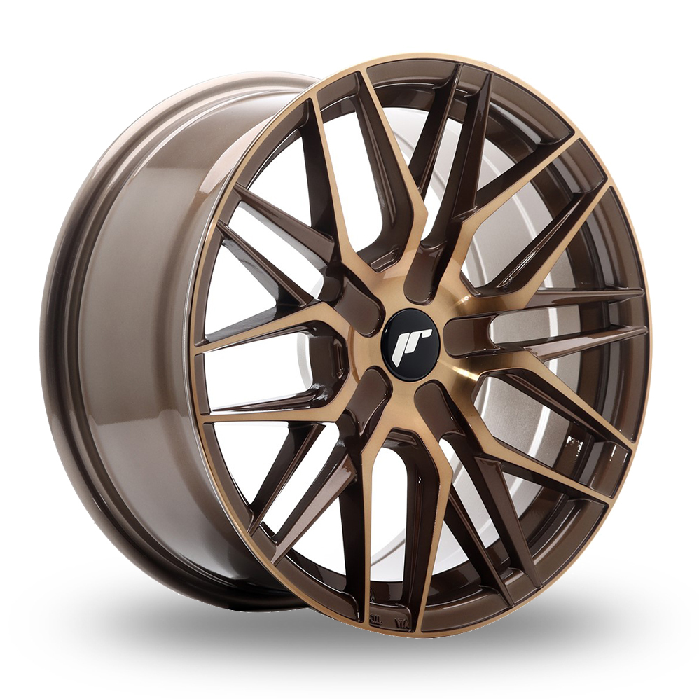 17 Inch Japan Racing JR28 (8x17) (Custom Fitment) Platinum Bronze Alloy Wheels