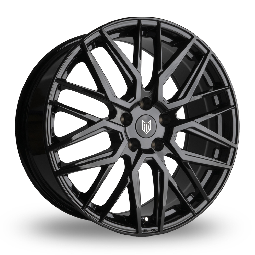 18 Inch Fox Racing BMA S1 Gloss Black Alloy Wheels