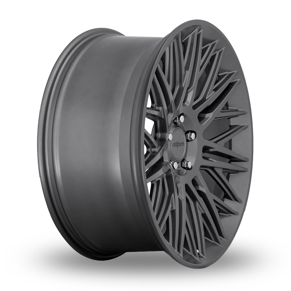 22 Inch Rotiform JDR Matt Anthracite Alloy Wheels