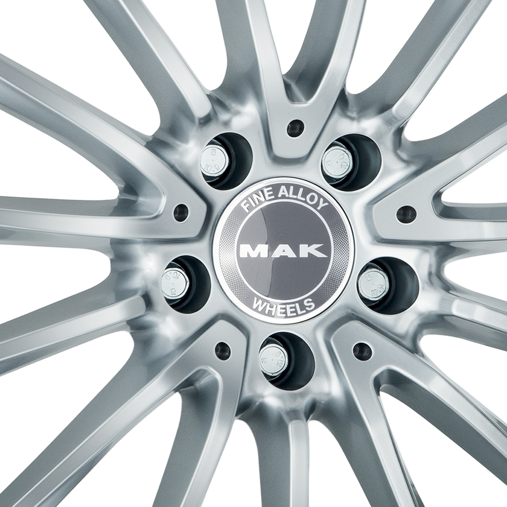 19 Inch MAK Komet Silver Alloy Wheels