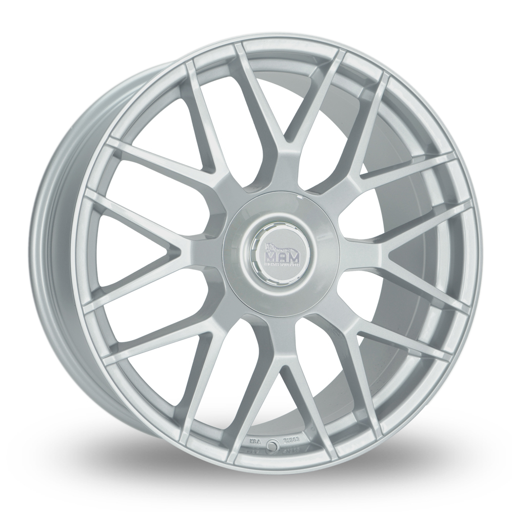 19 Inch MAM GT1 Silver Alloy Wheels