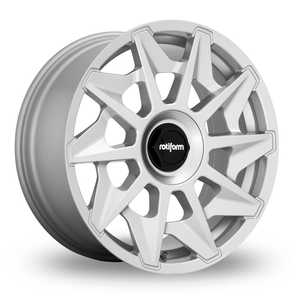 19 Inch Rotiform CVT Silver Alloy Wheels