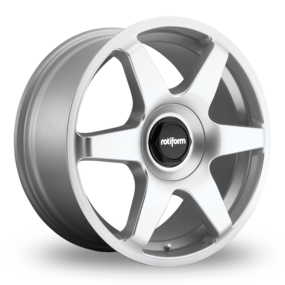 18 Inch Rotiform SIX Silver Alloy Wheels